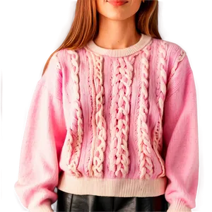 Classic Pink Sweater Png 20 PNG image