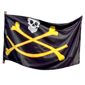 Classic Pirate Flag Jolly Roger PNG