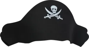 Classic Pirate Hat Skulland Crossbones PNG
