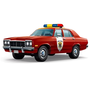 Classic Police Car PNG 34 PNG