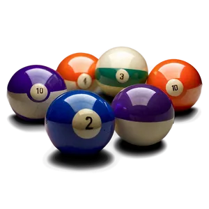 Classic Pool Balls PNG Yac4 PNG