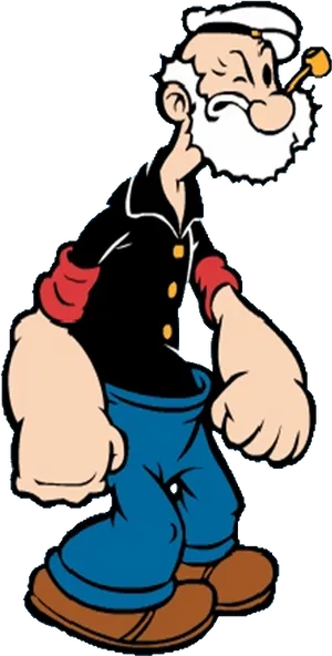 Classic Popeye Cartoon Character PNG image