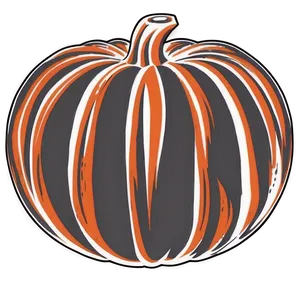 Classic Pumpkin Outline Design Png Nbd71 PNG image