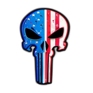 Classic Punisher Skull Icon Png 30 PNG image