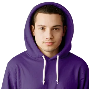 Classic Purple Hoodie Design Png Gbg PNG image