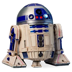 Classic R2d2 Standing Pose Png Axo PNG image