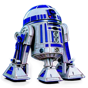 Classic R2d2 Standing Pose Png Obp55 PNG image