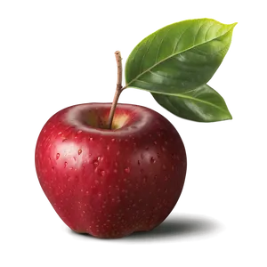 Classic Red Apple PNG 12