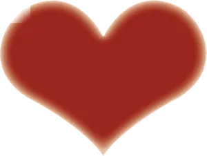 Classic Red Heart PNG image