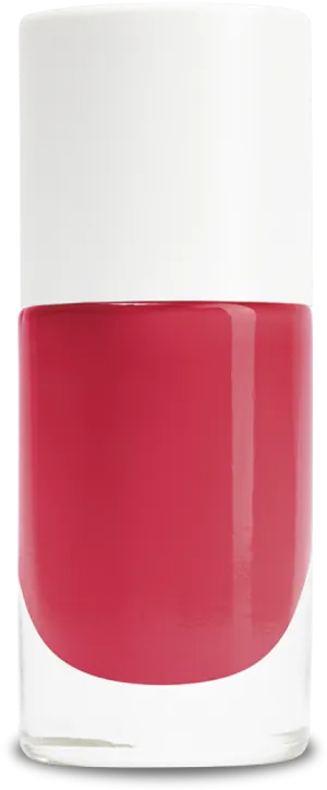 Classic Red Nail Polish Bottle PNG image