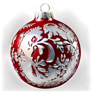 Classic Red Ornament Png 11 PNG image