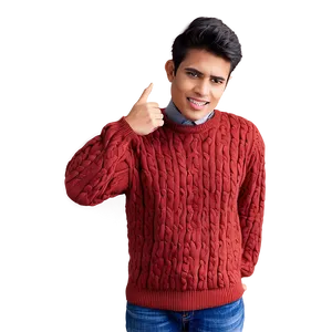 Classic Red Sweater Png 92 PNG image