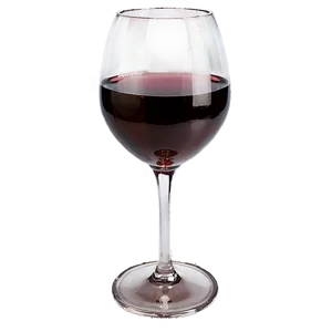Classic Red Wine Glass PNG Ojg60
