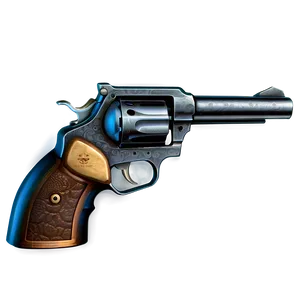 Classic Revolver Art PNG Ycn60