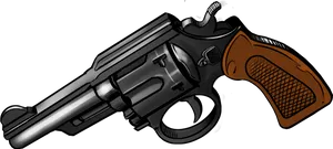 Classic Revolver Illustration