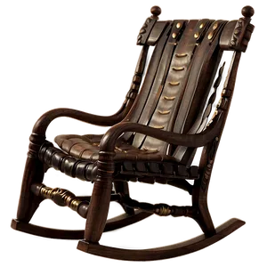 Classic Rocking Chair Png Ded PNG image