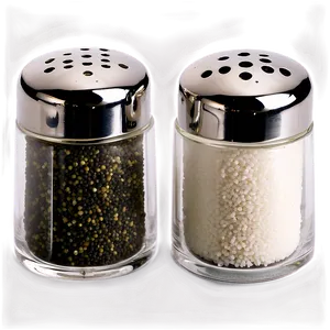 Classic Salt And Pepper Set Png Afj50 PNG image