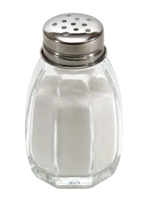 Classic Salt Shaker Filled With Salt PNG image