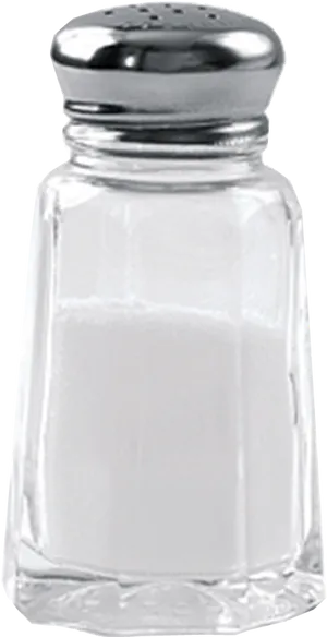 Classic Salt Shaker Filledwith White Salt