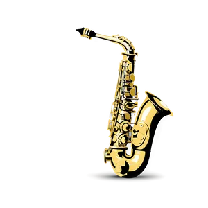 Classic Saxophone Design PNG 05252024 PNG