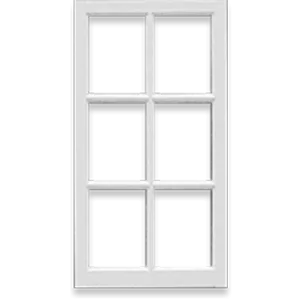 Classic Six Pane Window PNG image