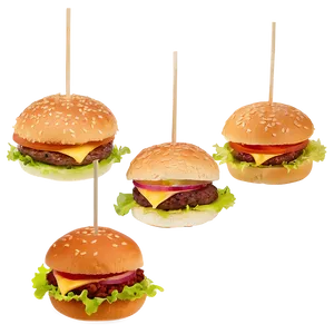 Classic Slider Mini Burgers Png Poc PNG image