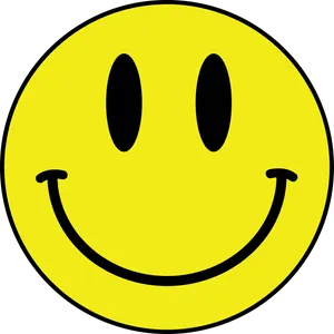 Classic Smiley Face Graphic PNG image