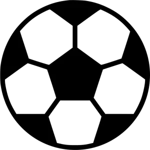 Classic Soccer Ball Icon PNG image