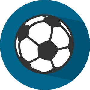 Classic Soccer Ball Icon PNG image