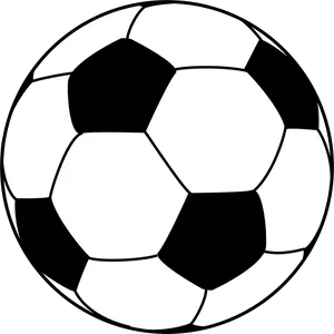 Classic Soccer Ball Illustration PNG image