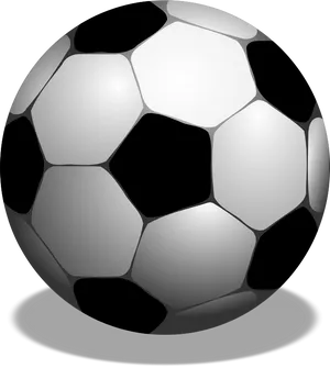 Classic Soccer Ball Illustration