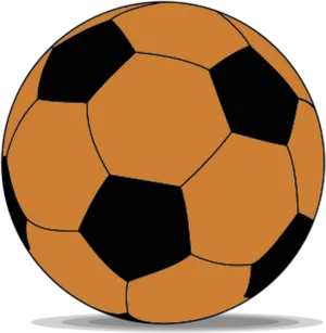 Classic Soccer Ball Illustration PNG image