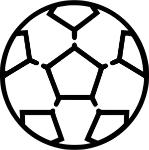 Classic Soccer Ball Pattern PNG image