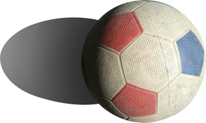 Classic Soccer Ballon Black Background PNG image