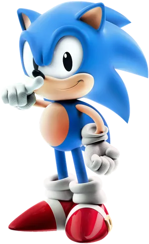 Classic Sonic Pose.png PNG image