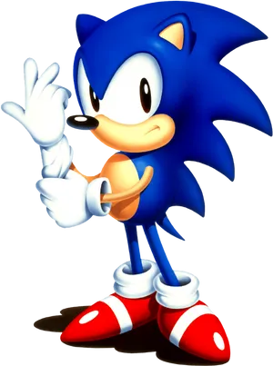 Classic Sonic Pose.png PNG image