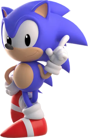 Classic Sonic Pose.png PNG image