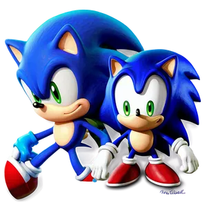 Classic Sonic The Hedgehog PNG 48