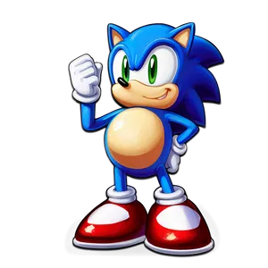Classic Sonic The Hedgehog PNG Fdh77