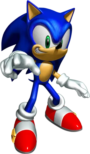 Classic Sonic The Hedgehog Pose