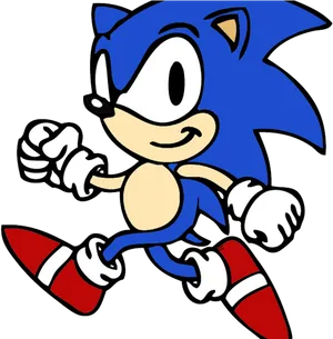 Classic Sonic The Hedgehog Pose