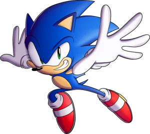 Classic Sonic The Hedgehog Pose