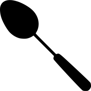 Classic Spoon Silhouette PNG