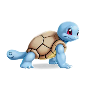 Classic Squirtle Pose Png 05212024 PNG image