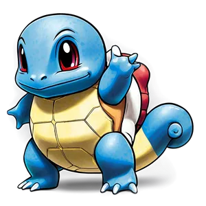 Classic Squirtle Pose PNG 73