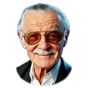 Classic Stan Lee Artist PNG 06242024 PNG