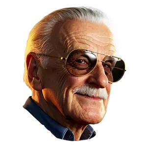 Classic Stan Lee Artist PNG Rgi PNG