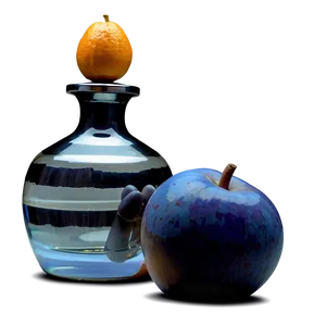 Classic Still Life Drawing PNG 37