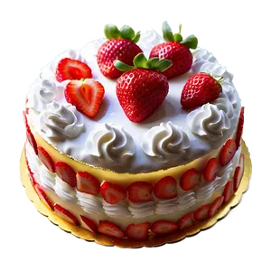 Classic Strawberry Cake PNG Tuw99 PNG