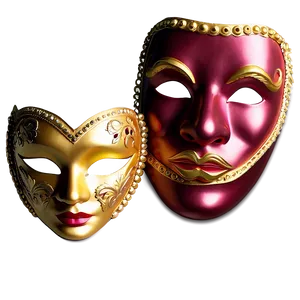 Classic Theatre Masks Png 06242024 PNG image